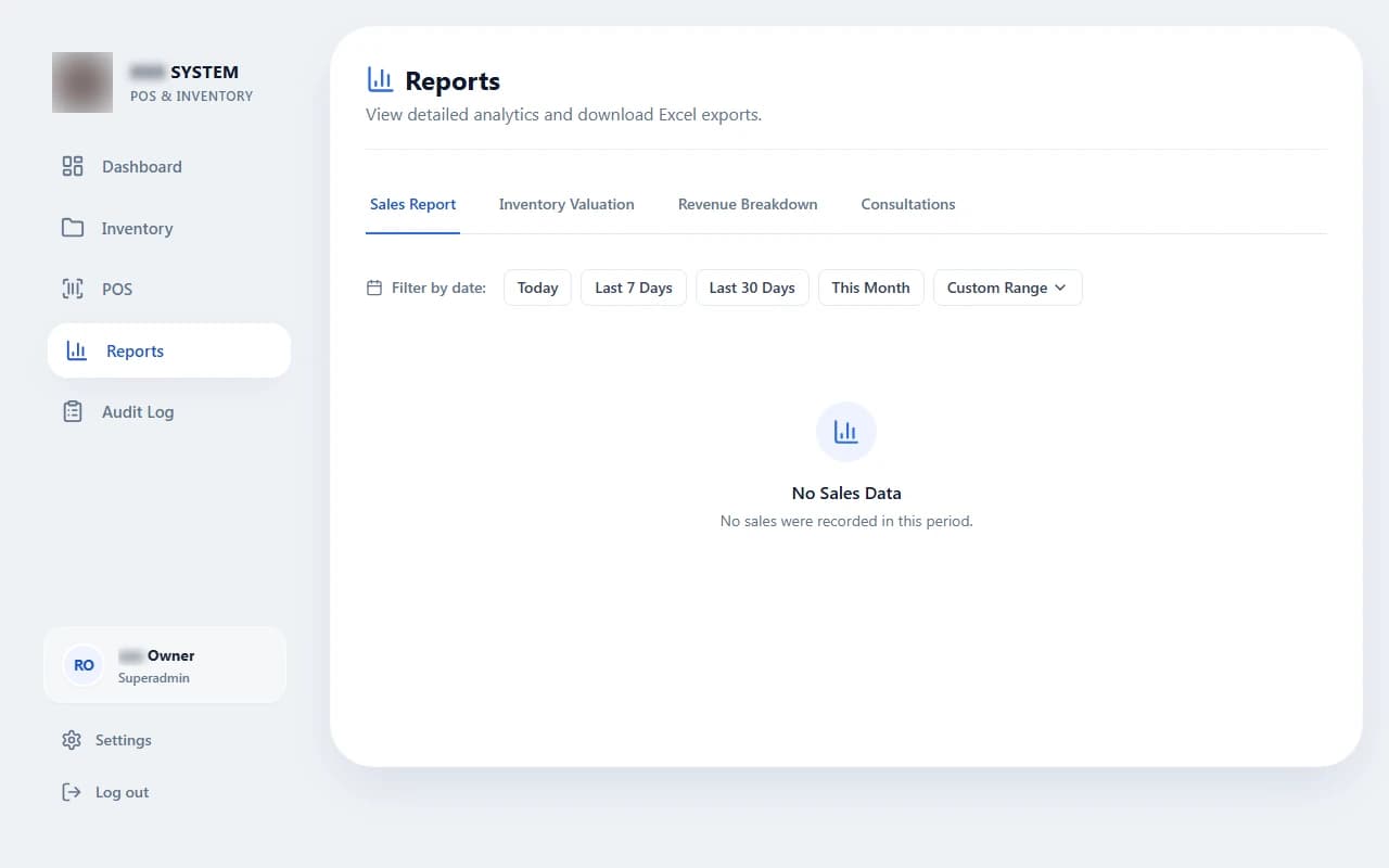 Retail POS & Service-Log Platform preview 3