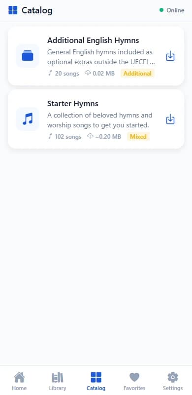 UECFI Hymnal preview 2