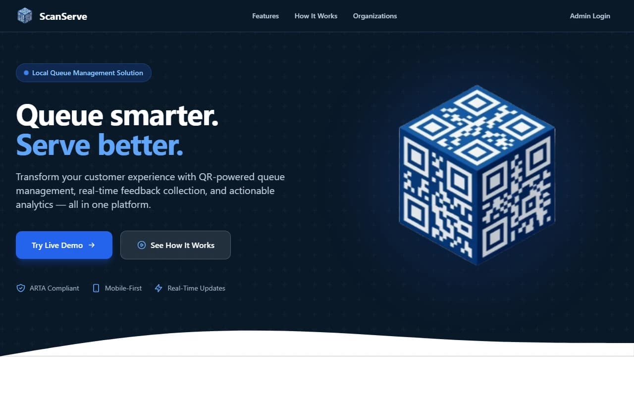 ScanServe interface preview